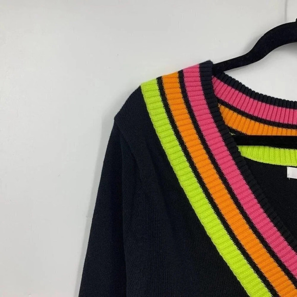 BP Be Proud By Gender Inclusive Stripe Detail Sweater In Multi Stripe SZ S NWT - Picture 3 of 9